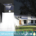 Motion Sensor Wall Light with Double Solar Panel